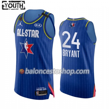 Camiseta Niños NBA Los Angeles Lakers Kobe Bryant 24 2020 All-Star Jordan Brand Honor Legend Azul Swingman